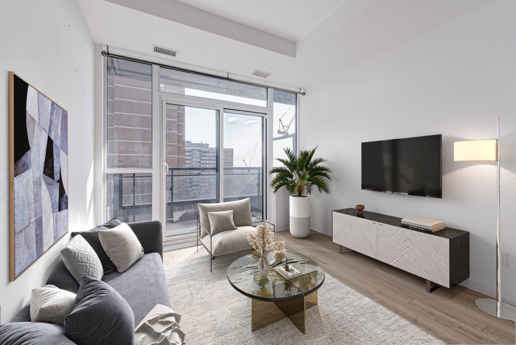 Living Room Virtually Staged