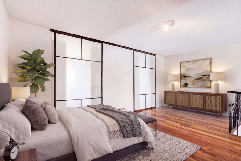 Loft Bedroom - Virtually Staged