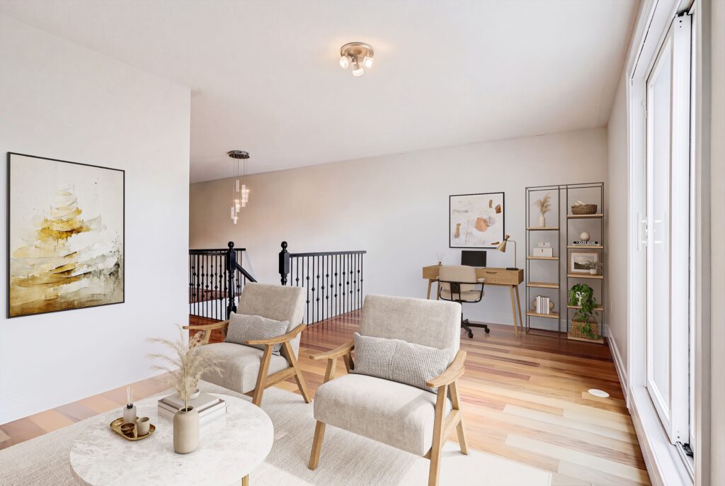 Loft / Office - Virtually Staged