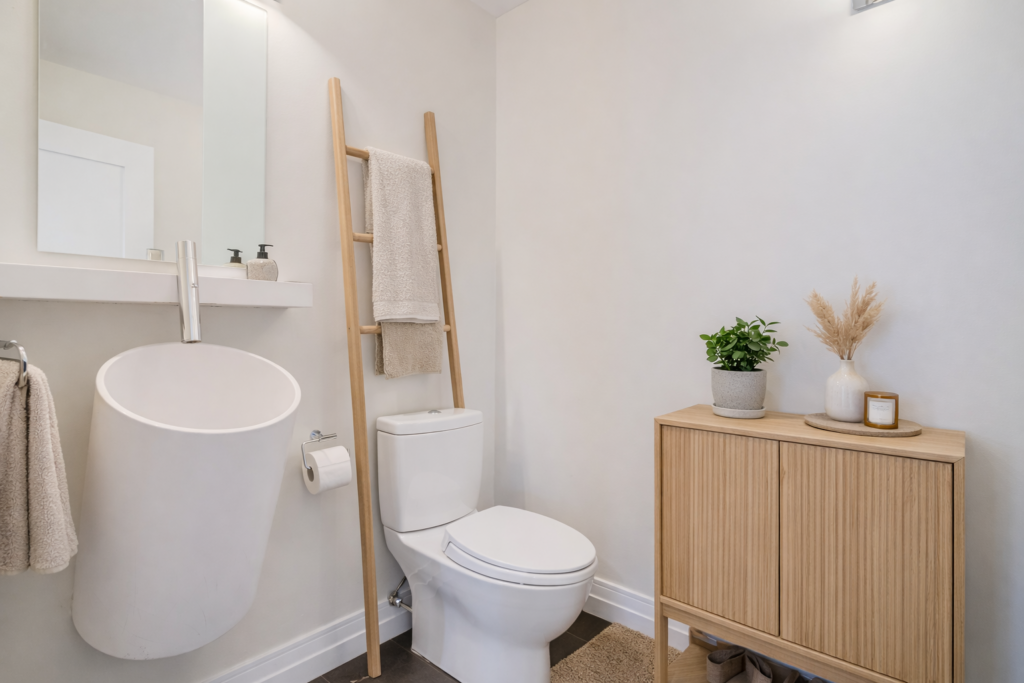 Powder Room - Virtually Staged