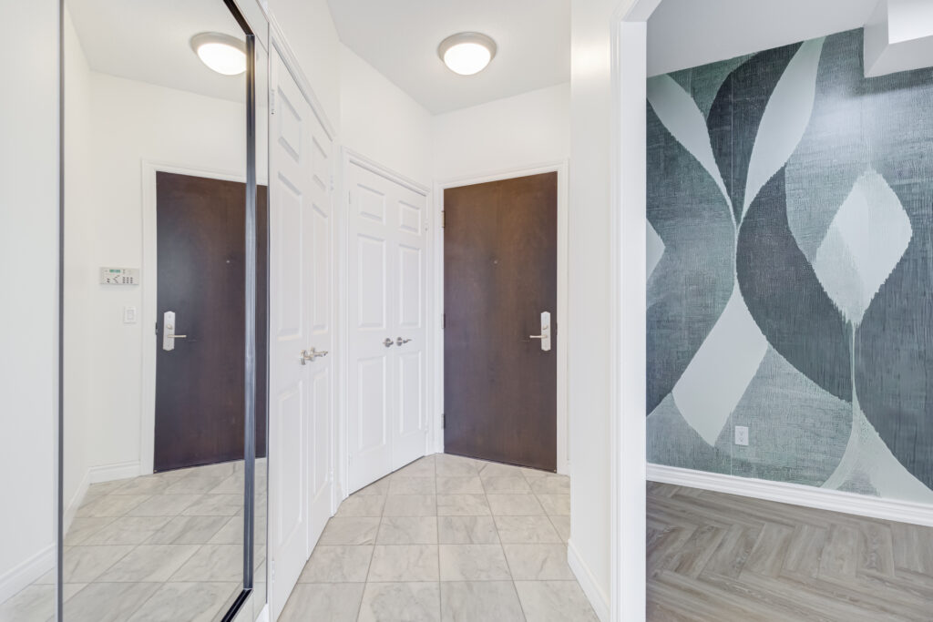 Entrance inside unit