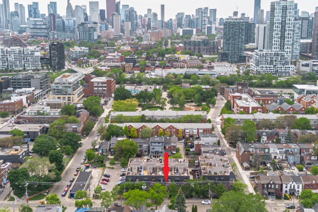 Aerial Shot Indicating Property Location