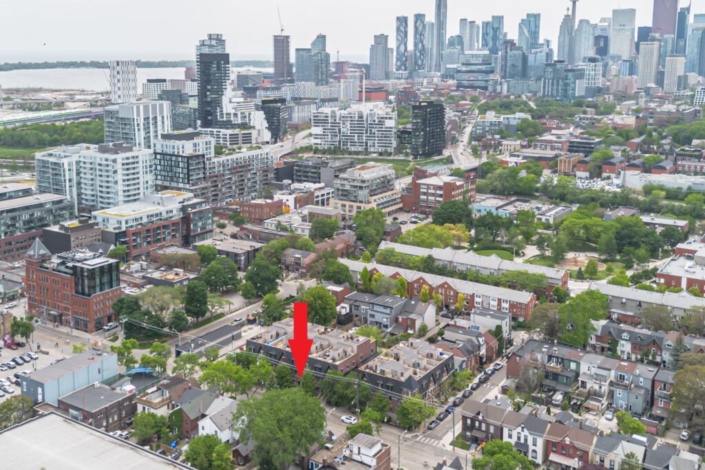 Aerial Shot Indicating Property Location