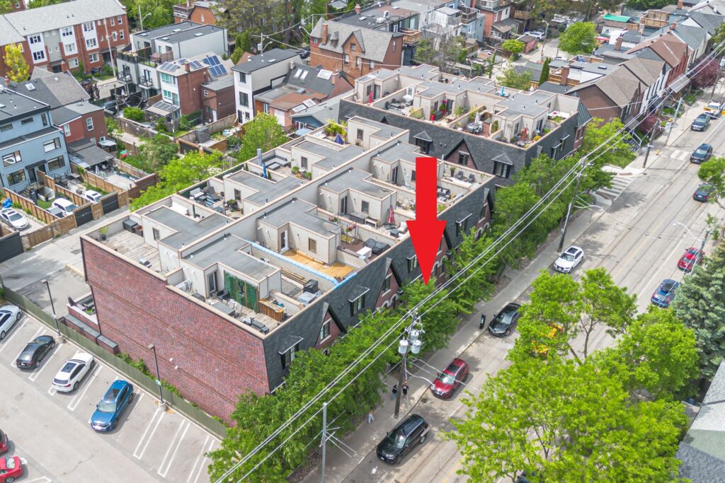 Aerial Shot Indicating Property Location