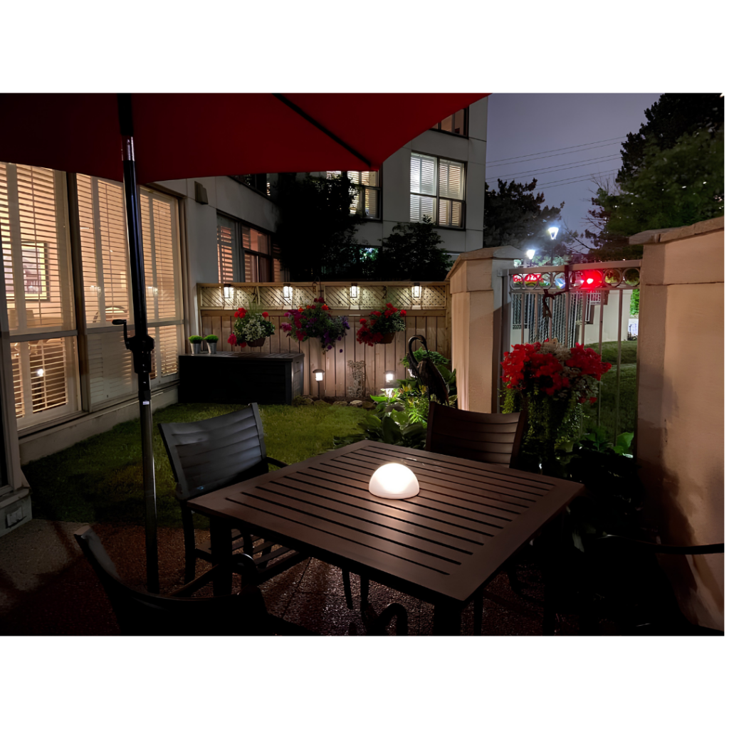 Patio At Night