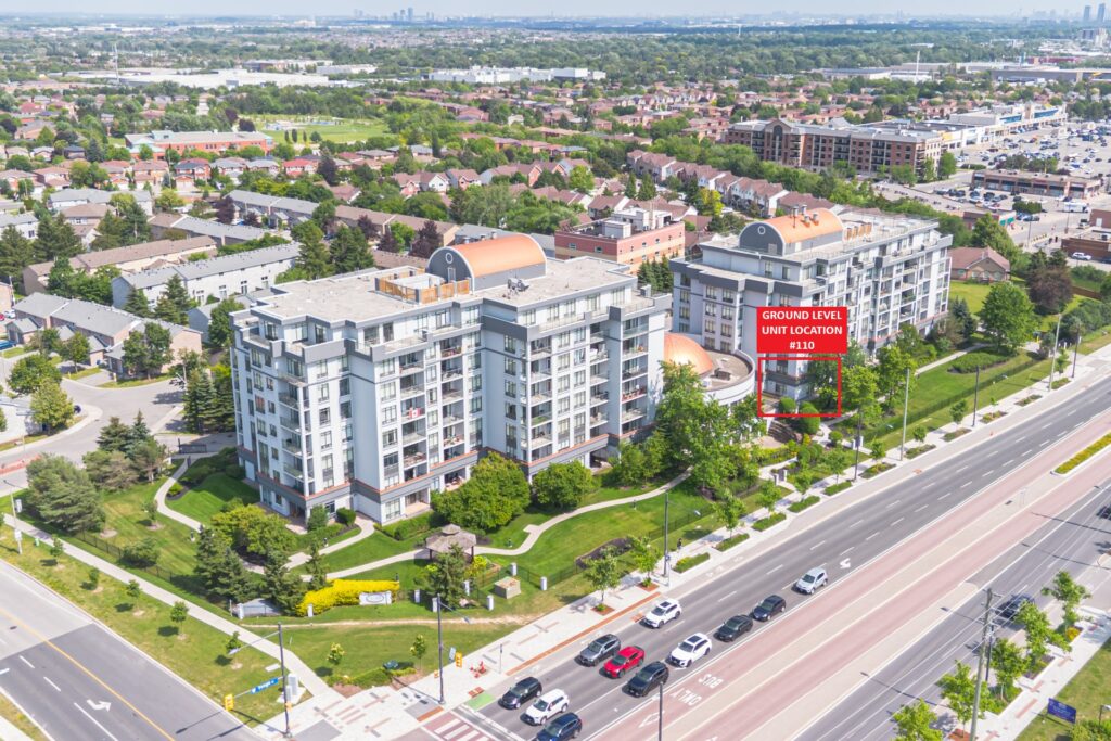Aerial View Condo Building (Front)