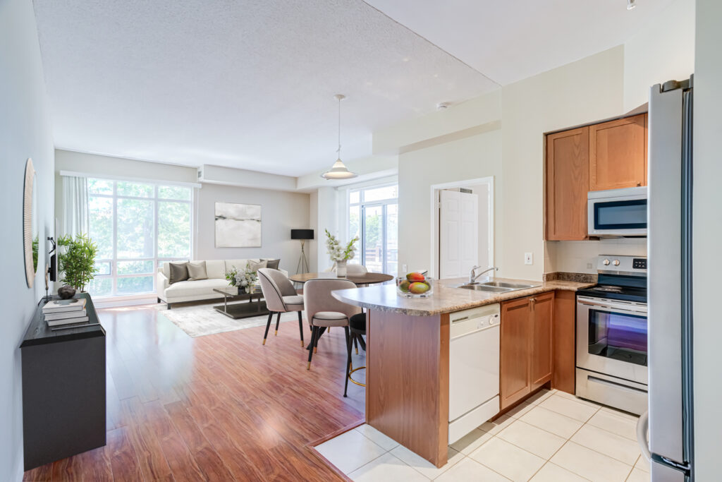 Dining / Living Room - Virtually Staged