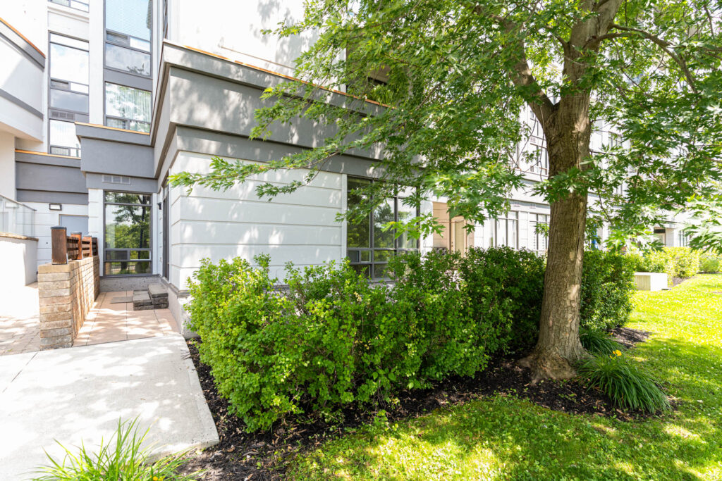 Side Patio and Exclusive Use Greenspace
