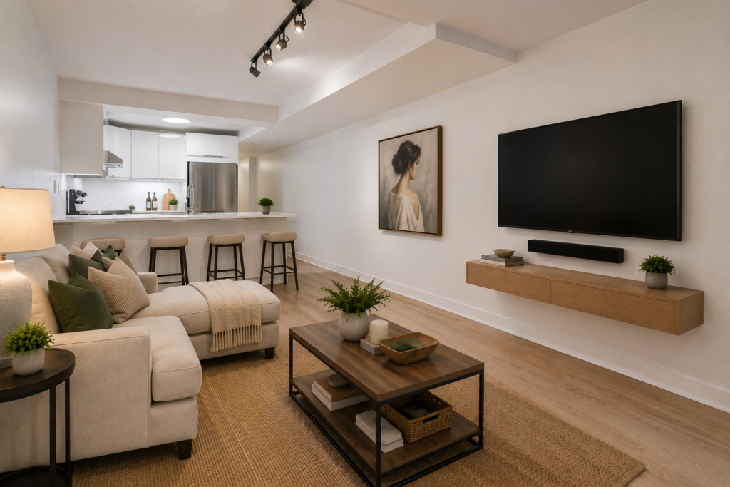Living Room - Virtually Staged