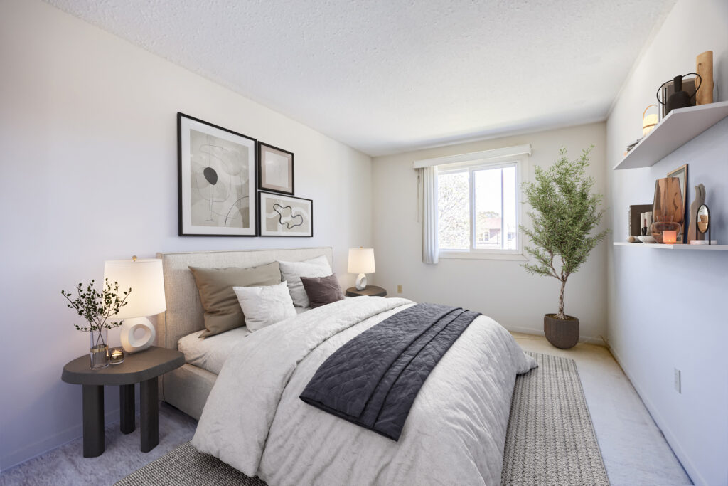 Bedroom # 2 - Virtually Staged