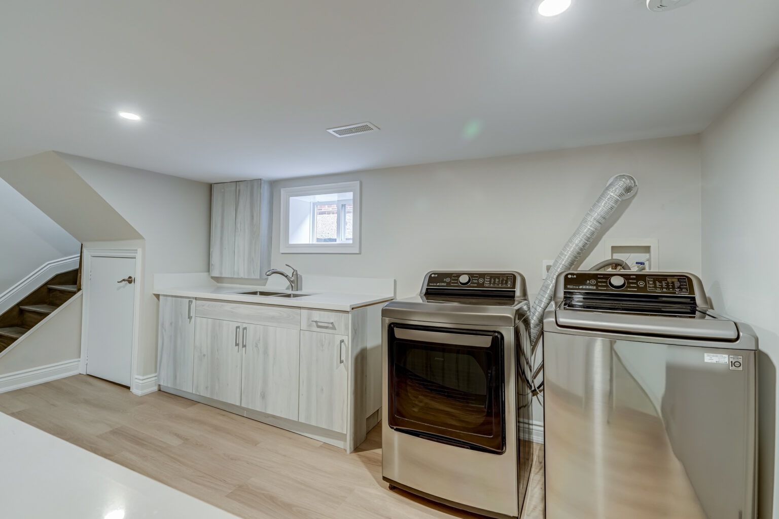 Basement Laundry Area