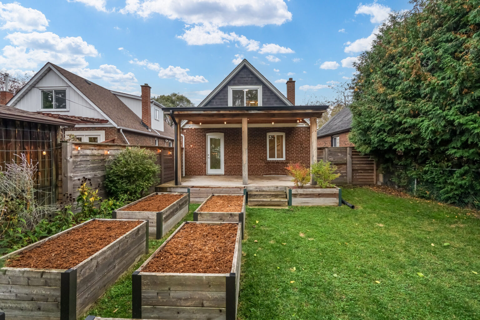 Back yard - Raised Garden Beds
